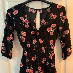 Forever 21 Floral Romper